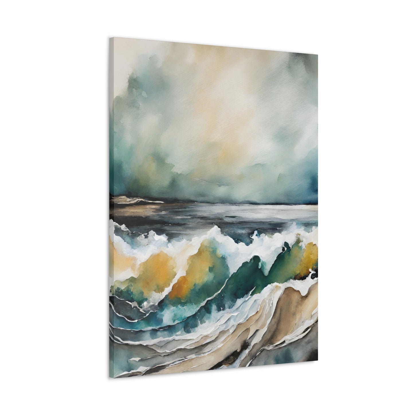 Reflections on the Sea - Modern Abstract Art Print - Aesthetic Coastal Landscapes