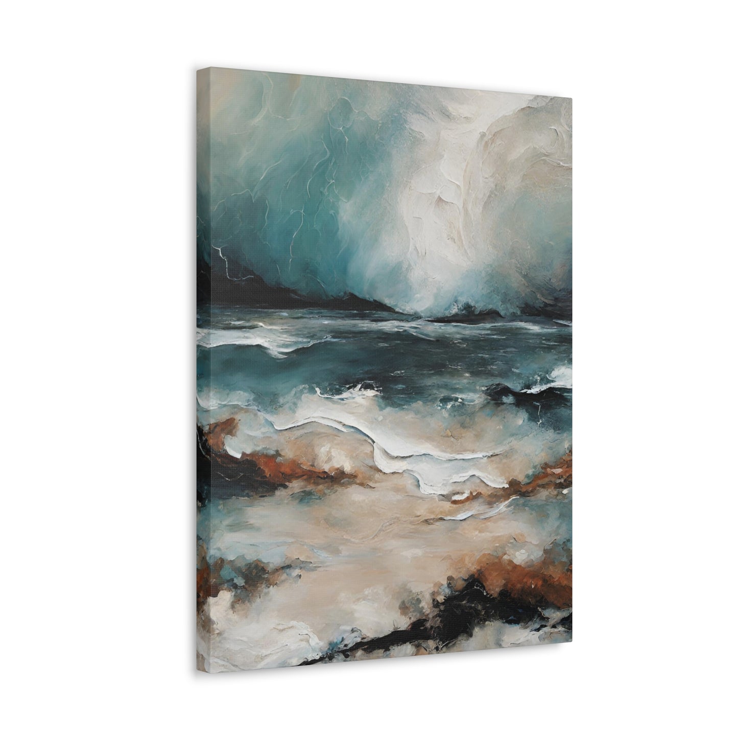 Sea Break - Modern Abstract Art Print - Aesthetic Coastal Landscapes