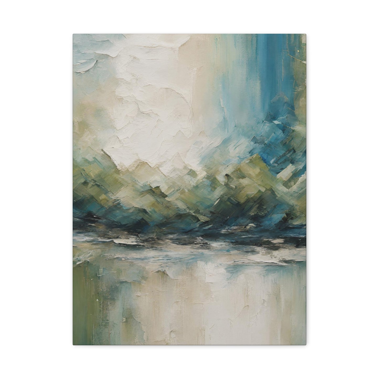 Peaking Through - Modern Abstract Art Print - Aesthetic Coastal Landscapes