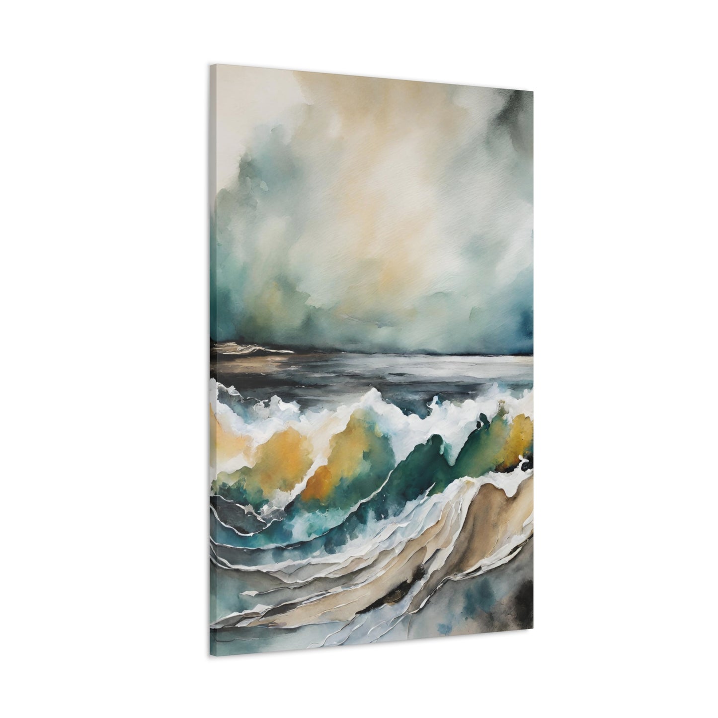 Reflections on the Sea - Modern Abstract Art Print - Aesthetic Coastal Landscapes