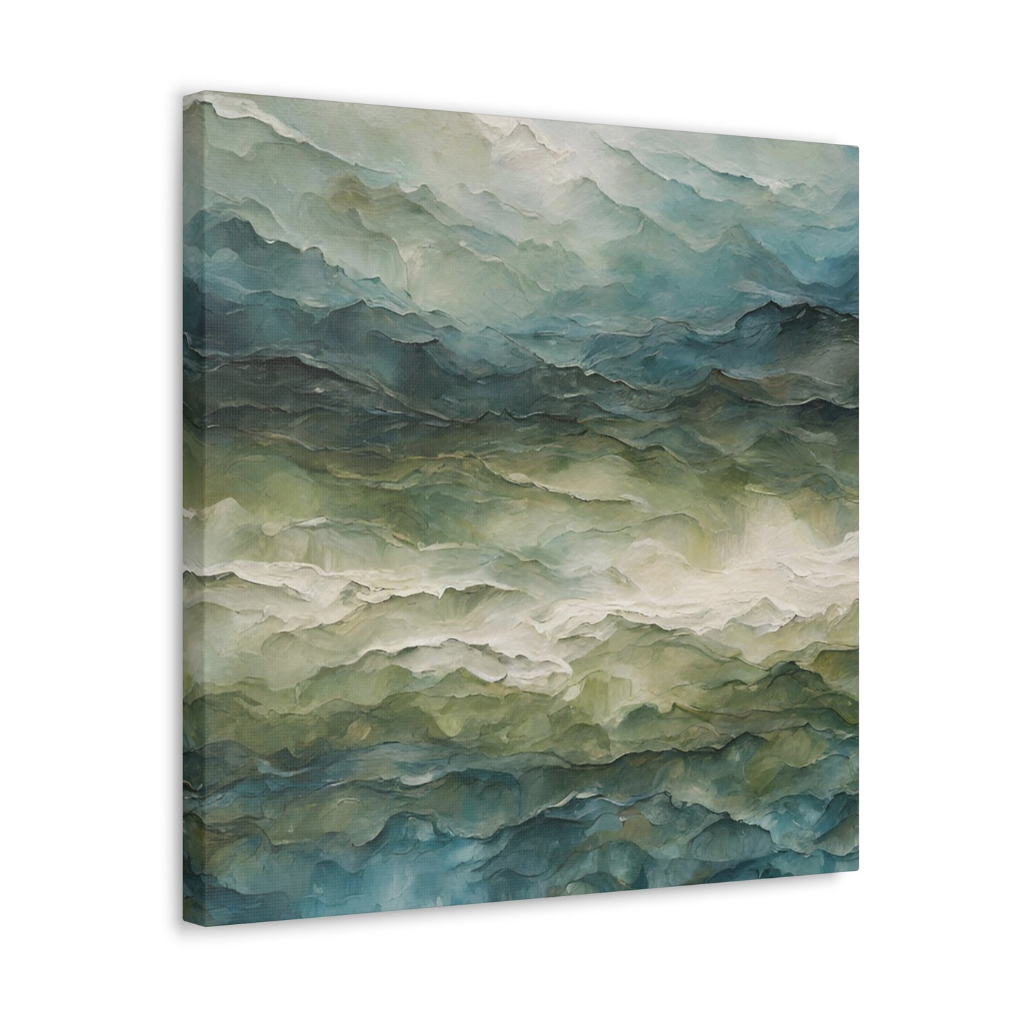 Ocean Symphony 1 - Modern Abstract Art Print - Aesthetic Coastal Landscapes