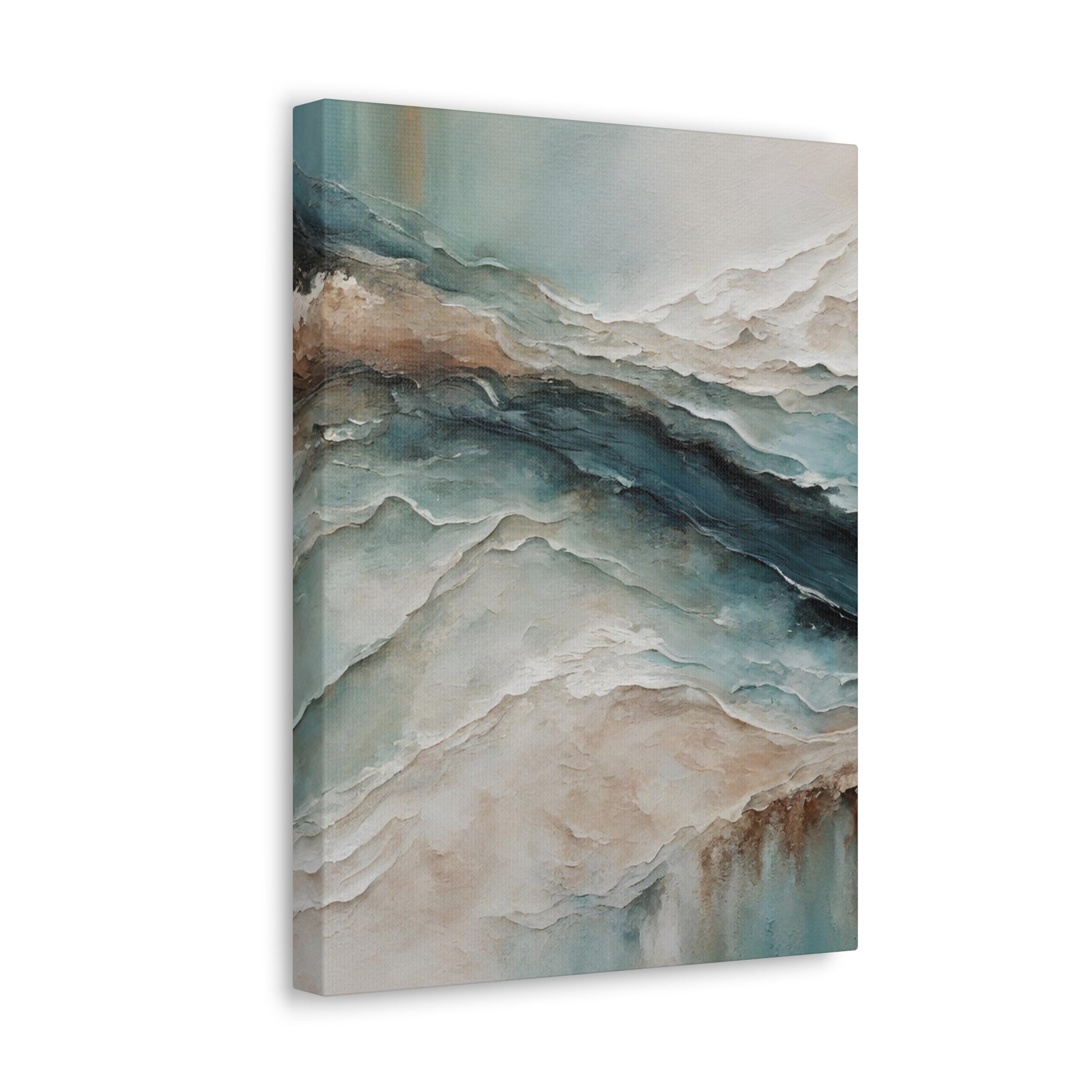 Clearing Storms - Modern Abstract Art Print - Aesthetic Coastal Landscapes