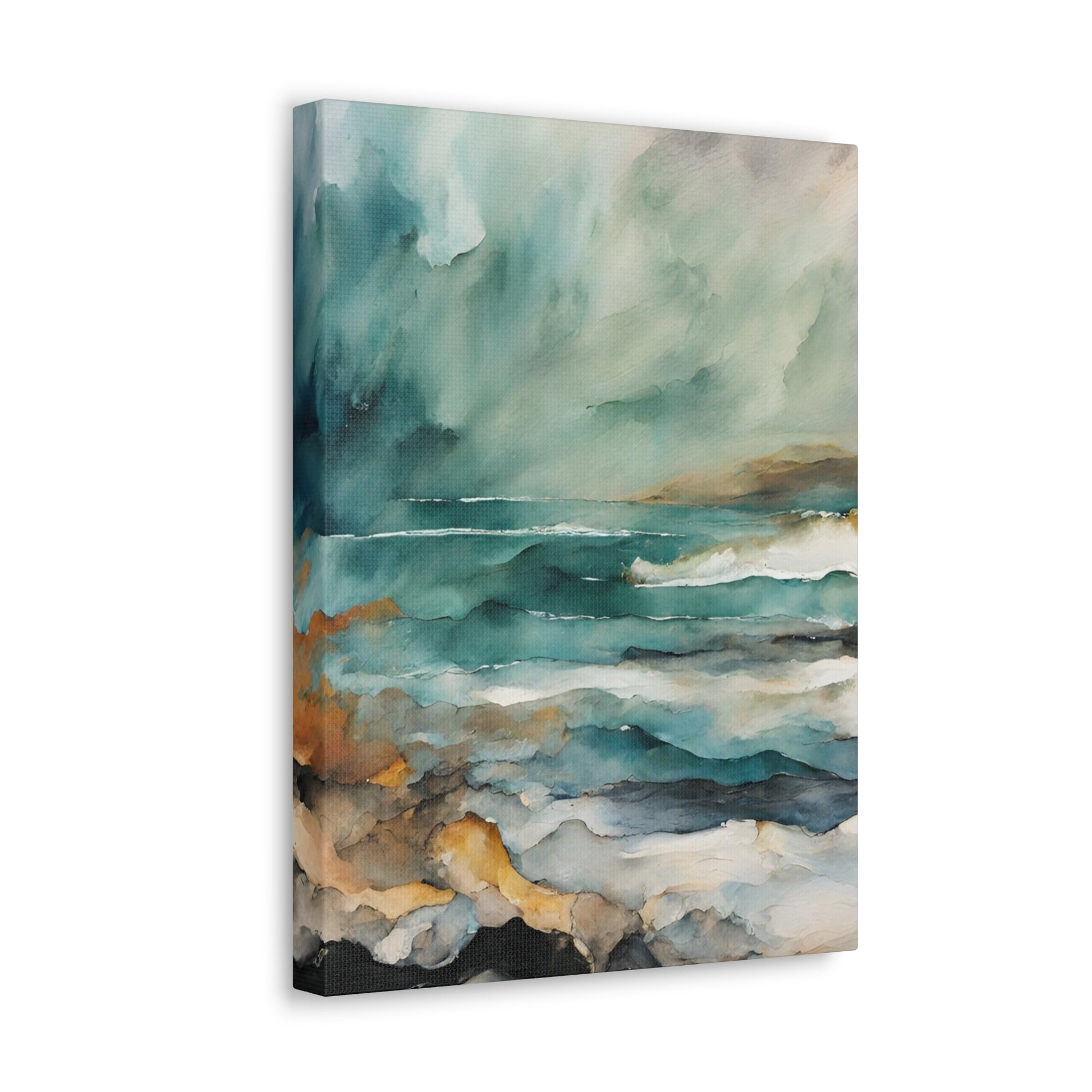 Sea & Sky - Modern Abstract Art Print - Aesthetic Coastal Landscapes